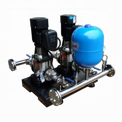 Good price Van de de pompWatervoorziening van het frequentie piplien de hulpwater het materiaal.ss304 materiële pomp met en de druktank online