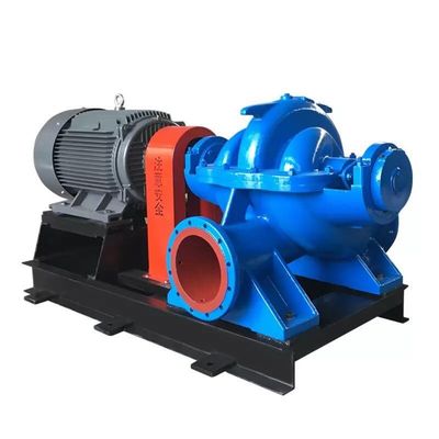 kwaliteit Dubbele van het de Pomp Blauwe Gespleten Geval van het Zuigings Horizontale Gespleten Omhulsel de Brandpomp fabriek
