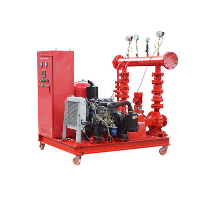 Good price Dieselbrandpomppakket Noodbrandwaterpompsysteem Hoofdpompset en jockeypomp, elektrisch, met hydropneumatische tank, zuig- en ontladingscollectoren en elektrisch paneel. online