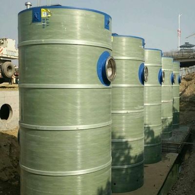 Good price Geïntegreerd voorgegooid afvalwaterpompstationmateriaal op FRP met lift en leidingen online