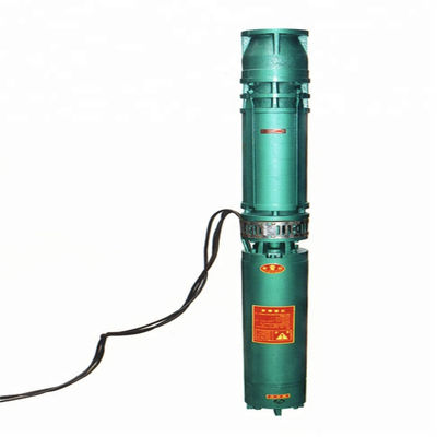 Pomp de Met duikvermogen van hoog rendementborewell voor voltage 380v/50bz van het Irrigatie het modelqj materiële gietijzer