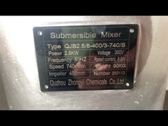 Versatile onderwatermixerpomp van gietijzer voor industriële mengtoepassingen