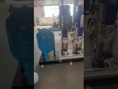 Roestvrijstalen verdeelstuk waterdrukvulset met leidingen en drukvat